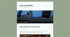 Desktop Screenshot of blog.zacharcher.com